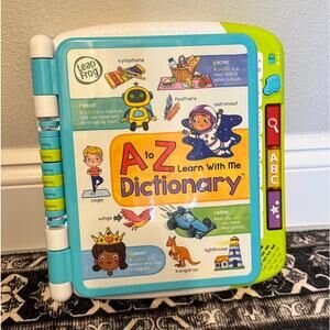 LeapFrog A to Z Learn With Me Dictionary Interactive Educational Book Toy